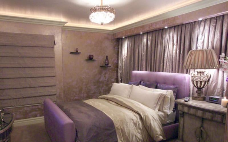منطقه عشق فنگ شویی  اتاق خواب.  فنگ شویی و پرده در فضای داخلی رنگ پرده طبق فنگ شویی